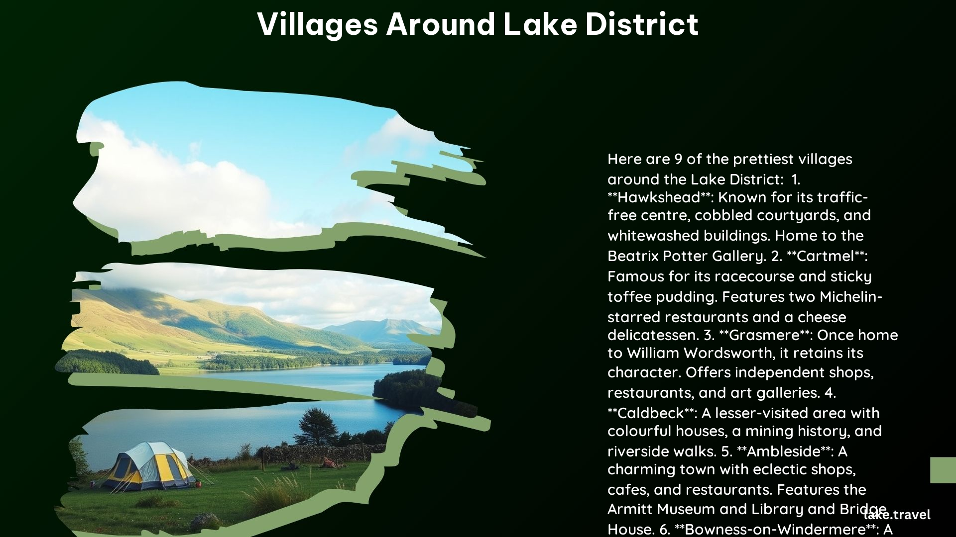 Exploring the Charming Villages Around the Lake District - lake.travel