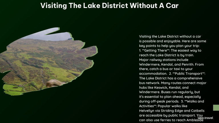 Visiting the Lake District Without a Car