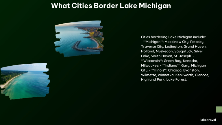 What Cities Border Lake Michigan