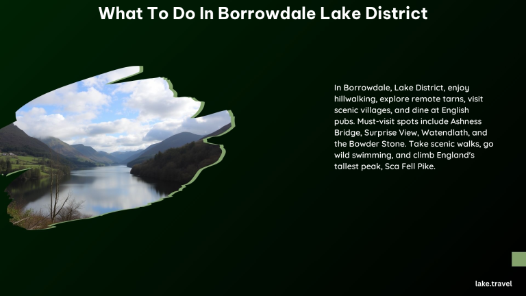 What to Do in Borrowdale Lake District