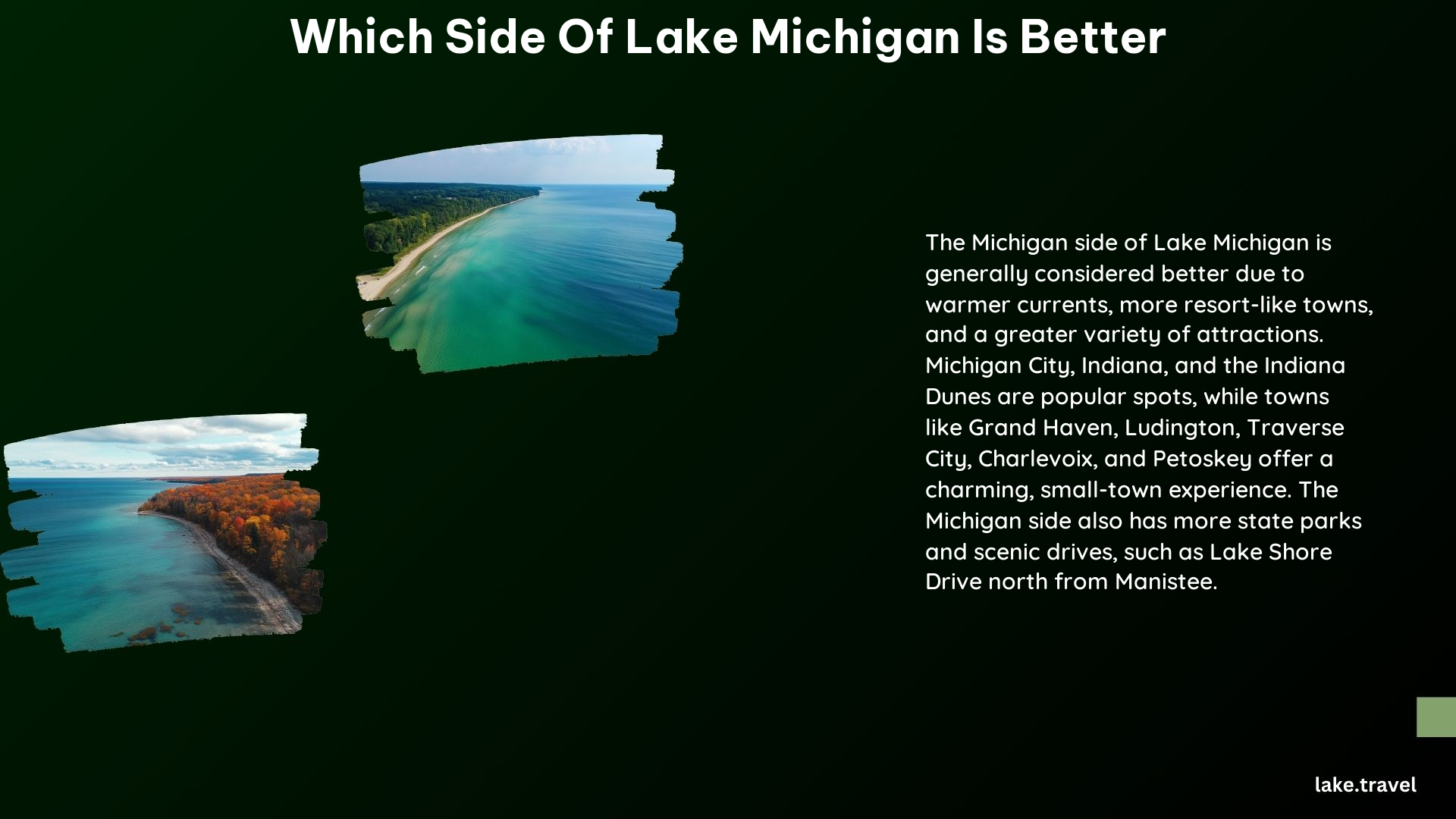 Which Side of Lake Michigan Is Better