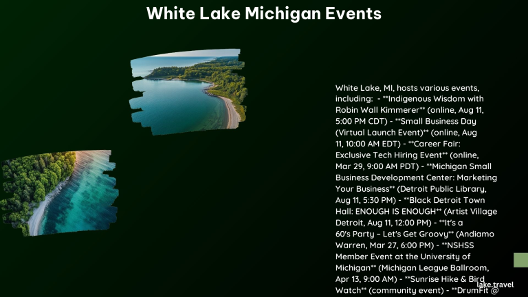 White Lake Michigan Events