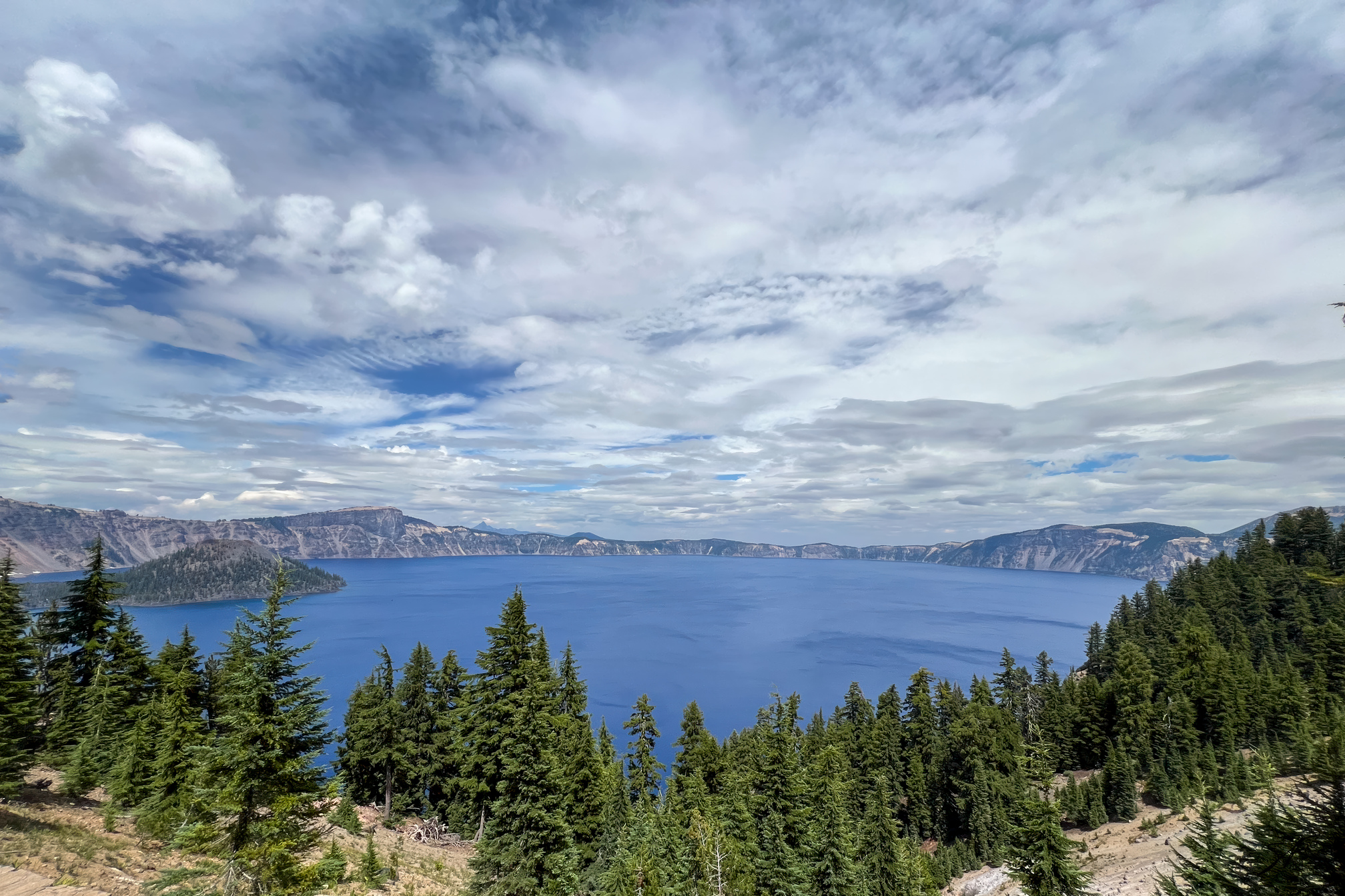 lava tubes near crater lake