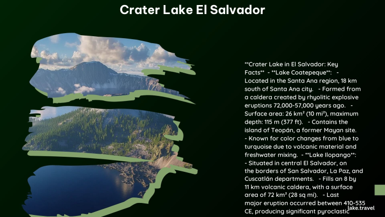 crater lake el salvador