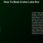 how to beat crater lake rct