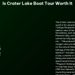 is crater lake boat tour worth it