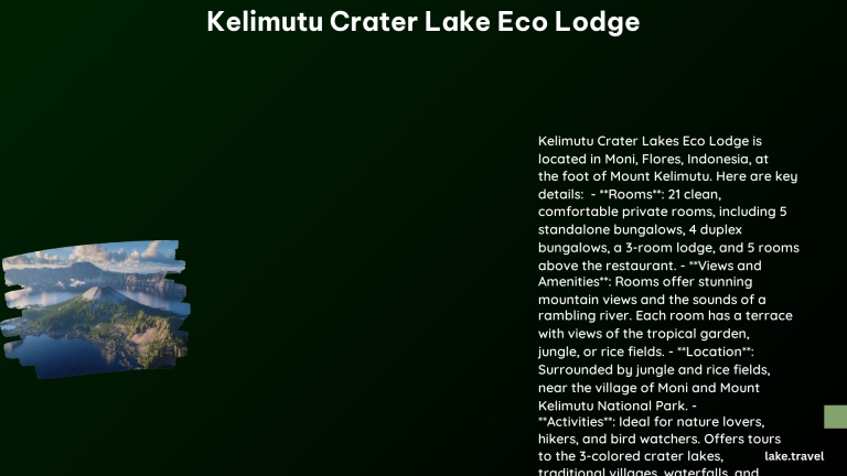 kelimutu crater lake eco lodge