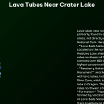 lava tubes near crater lake