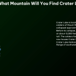 on what mountain will you find crater lake