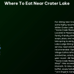 where to eat near crater lake