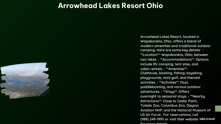 arrowhead lakes resort ohio