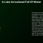 is lake arrowhead full of water