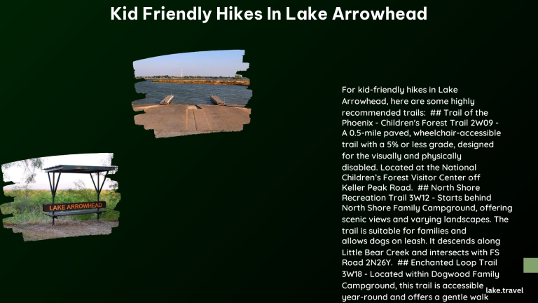 kid friendly hikes in lake arrowhead