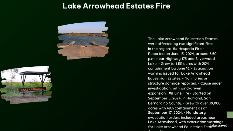 lake arrowhead estates fire