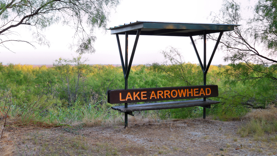 lake arrowhead state park water level