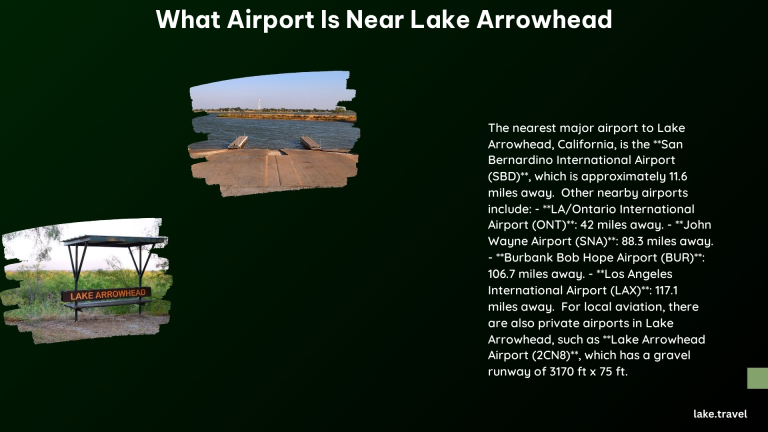 what airport is near lake arrowhead 1